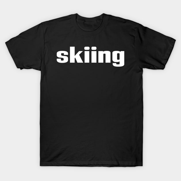 Skiing T-Shirt by ProjectX23Red